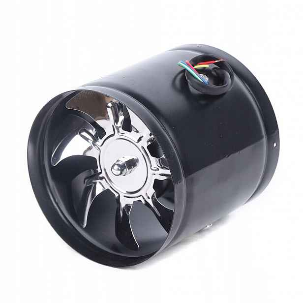 Kanálový axiální ventilátor 150 Mm Kanálový ventilátor s přívodem vzduchu odvodem vzduchu