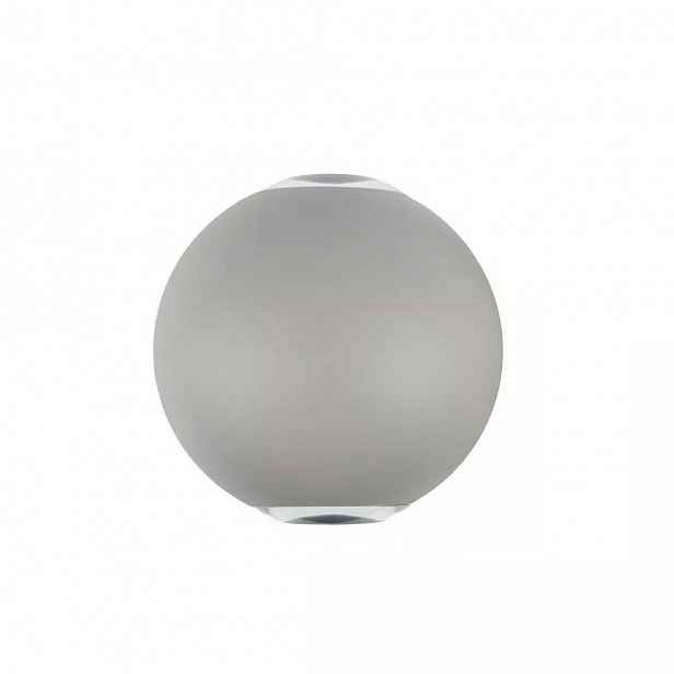 V-tac Nástěnné svítidlo 4W Led šedé kulatý IP65 VT-836 4000K 476lm