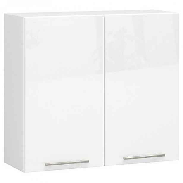 Kuchyňská skříňka OLIVIA W80 H720 - bílá/bílý lesk
