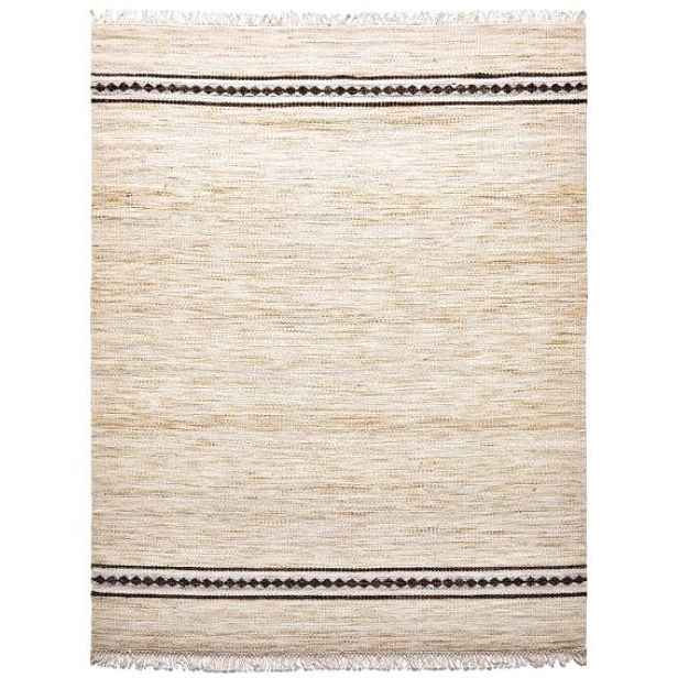 Ručně vázaný kusový koberec Biscuit DESP HL63 Ivory White, 140x200, béžová, chodba / předsíň, Diamond Carpets India