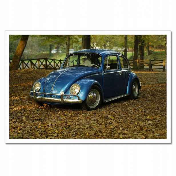 Plakáty v rámu 60x40 Garbus Vw auto]
