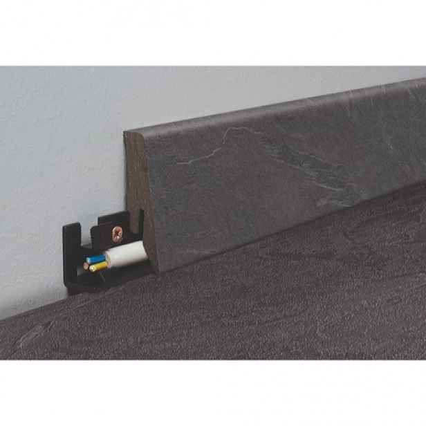 Lišta soklová Naturel černá, MDF, délka 260 cm, L58C8475