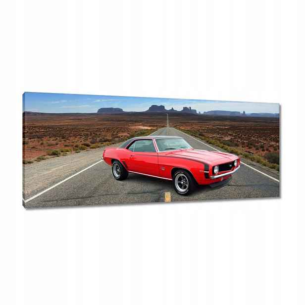 Obrazy 100x40 Červený Chevrolet Ss