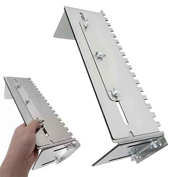 Zubová stěrka ozubená stěrka z z nerezové oceli 600 mm