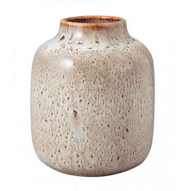 Villeroy & Boch Lave Home beige kameninová váza Nek, 15,5 cm