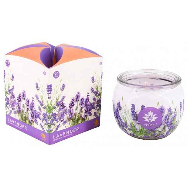 Vonné svíčky Lavender, 12 ks