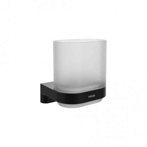 Ravak Chrome II držák skleniček černá X07P1377