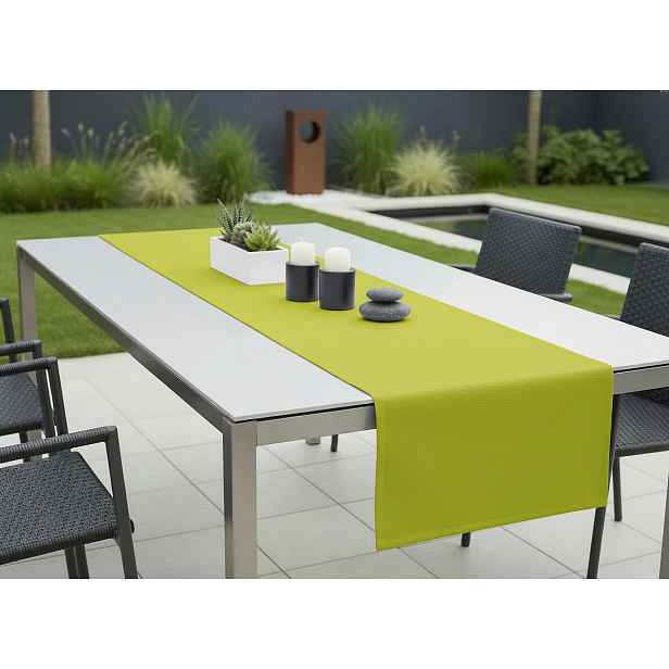 Venkovní běhoun - ubrus  RUNNER color 32 olivová, různé rozměry Mybesthome Rozměr: 40x140 cm