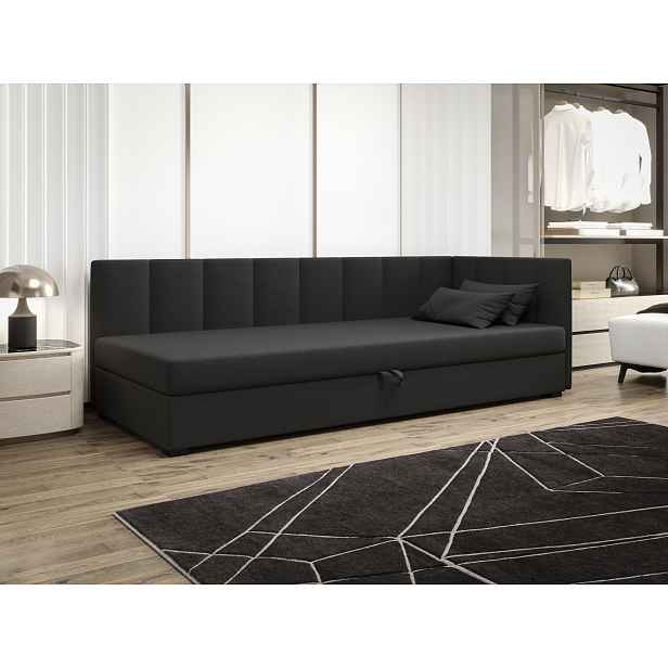 Jednolůžková postel 120x195 MANKA PLUS 2 - šedá
