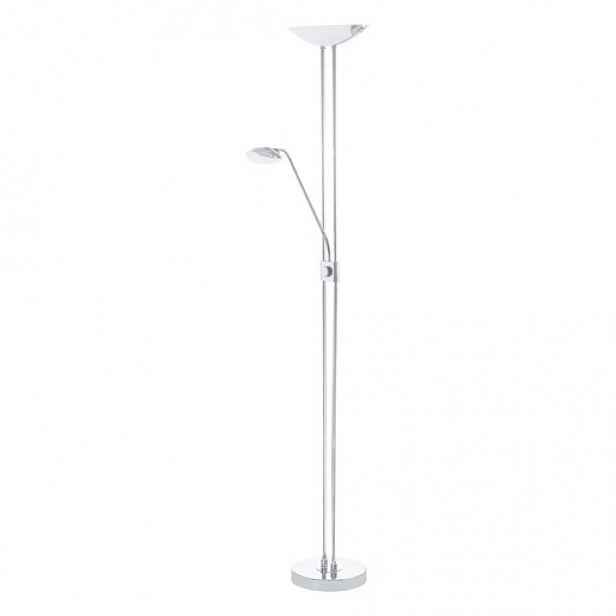 LED Stojací lampa Eglo BAYA LED chrom 93875