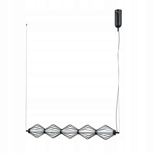 Sevil PND-34403-5-BK Stylová závěsná lampa