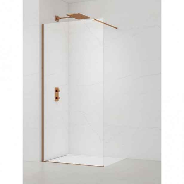 Sprchová zástěna SAT Walk-in 70 cm broušený rose gold SATBWI70PRRG