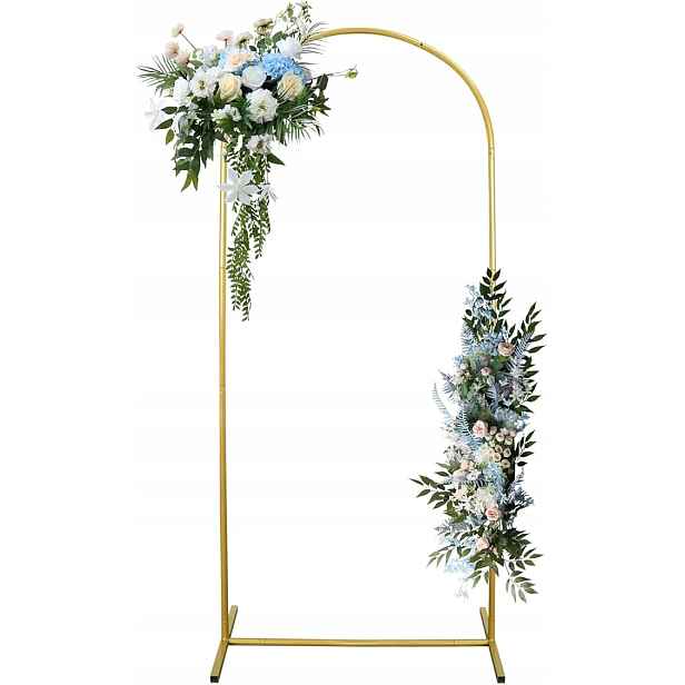 Svatební oblouk 1,8 m – Elegantní svatební oblouk pro zlatý obřad T935