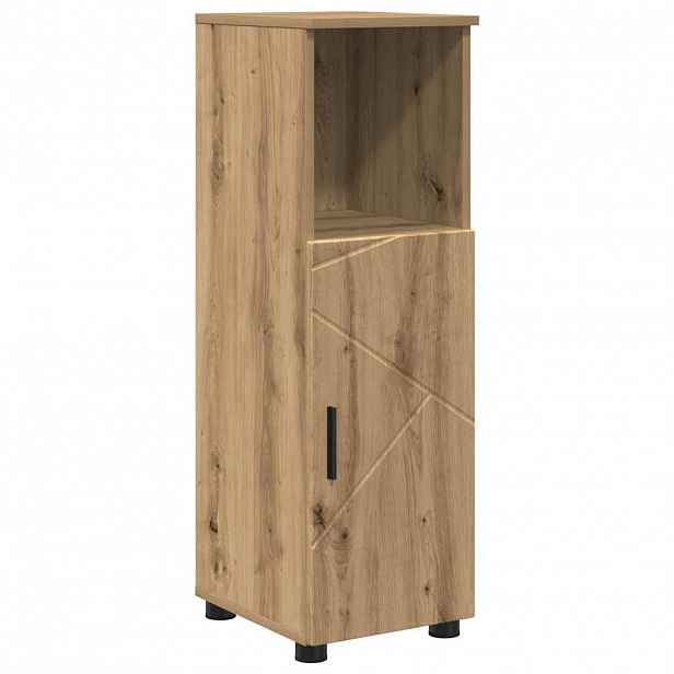 vidaXL Koupelnová skříň Artisanový dub 30 x 35 x 95 cm