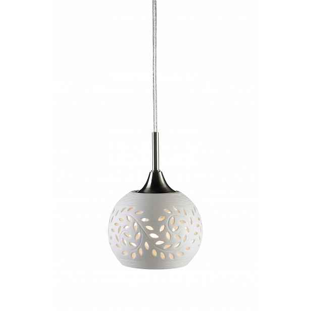Závěsná lampa s bílým keramickým stínítkem Ø18 cm Lohals 1xE14 Markslojd
