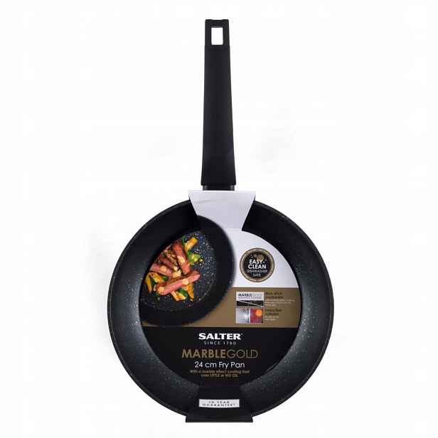 Pánev 24 cm hliníková, nepřilnavá, indukční, Salter