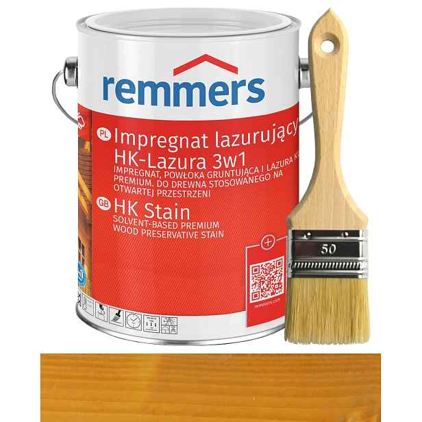 Remmers HK-Lasur impregnace dřeva 2,5L Dub světlý