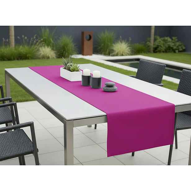 Venkovní běhoun - ubrus  RUNNER color 36 tmavě růžová, různé rozměry Mybesthome Rozměr: 40x140 cm