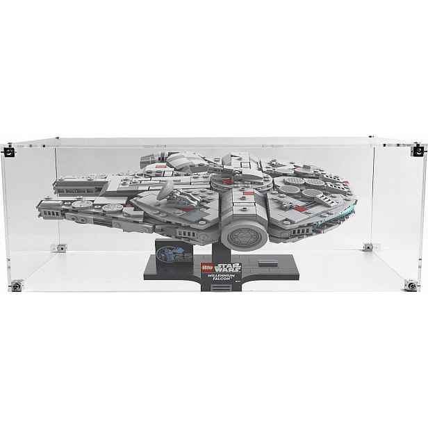 Vitrína Drewlandia pro stavebnici Lego 75375 Star Wars Sokol Millennium