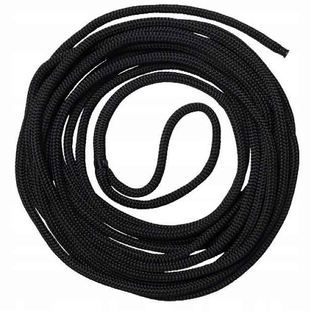 Vyvazovací lano 12 m, průměr 14 mm, černé