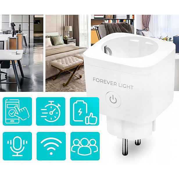 Zásuvka Smart WiFi zásuvka Asistent Google Alexa měření spotřeby energie