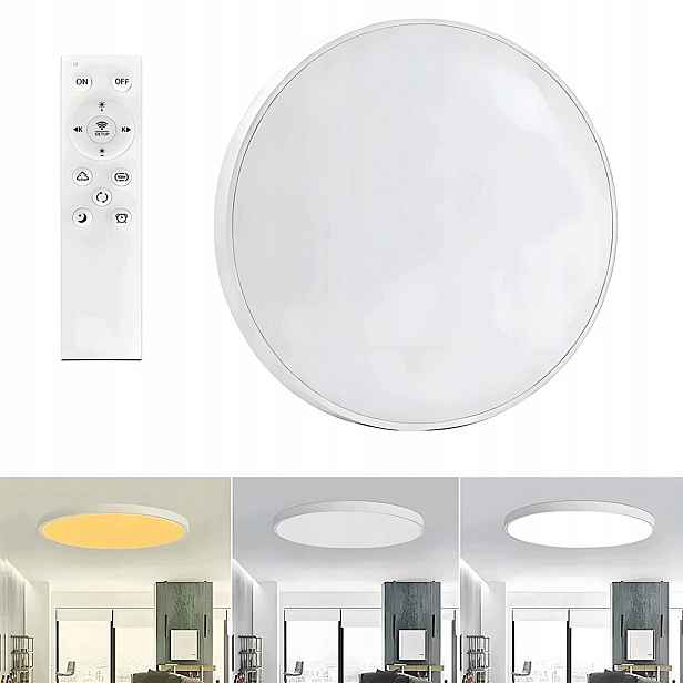 Rgb Led stropní osvětlení s ovládáním aplikací 24 W a hudebním režimem