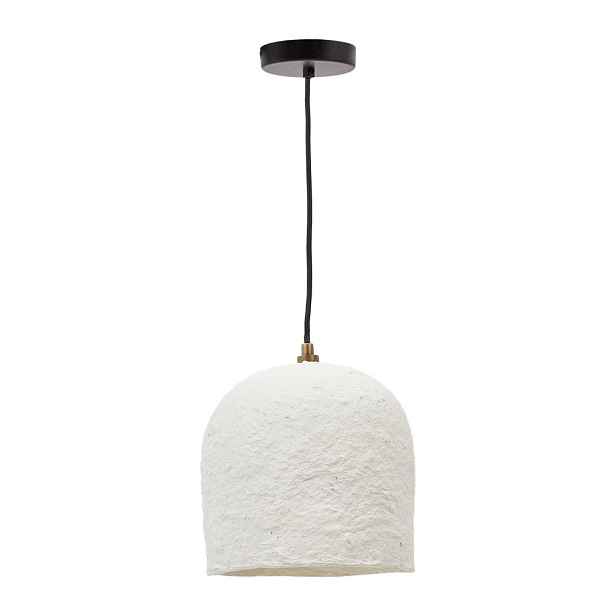 Bílé závěsné svítidlo ø 25 cm Calvia – Kave Home