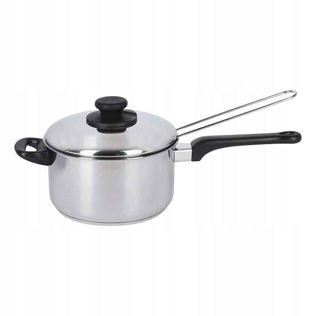KitchenCraft Nerezový hrnec na smažení s košíkem, 20 cm