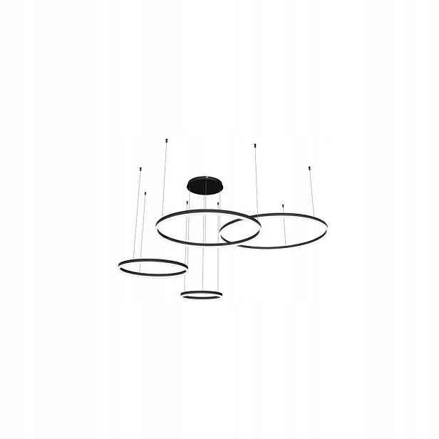 Led Lustr Mundo 119W 3000-6500K Černý, Regulace Barvy
