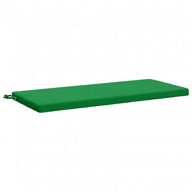 vidaXL Polštář na lavici SOEST 100% polyester Zelená 110 x 50 x 5 cm