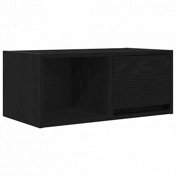 vidaXL TV skříňka Černý dub 60x31x25,5 cm Dřevěná konstrukce
