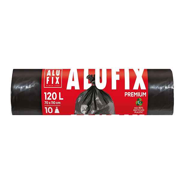 ALUFIX - Pytle na odpad 120/10 černé