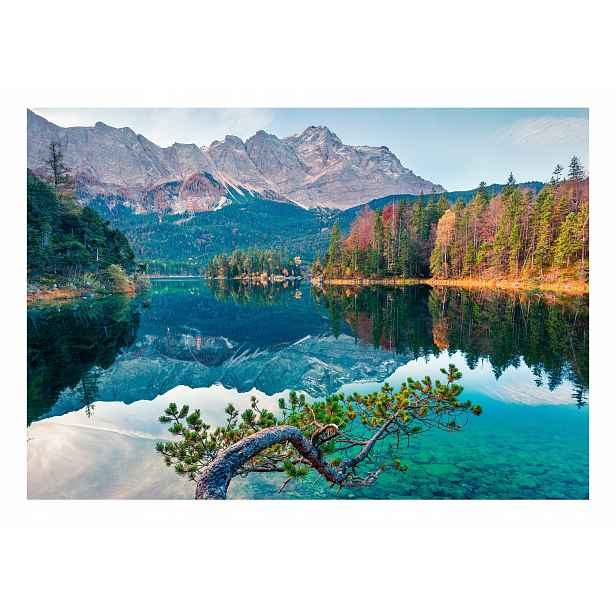 Fototapeta Hory Jezero Krajina Příroda 416x254