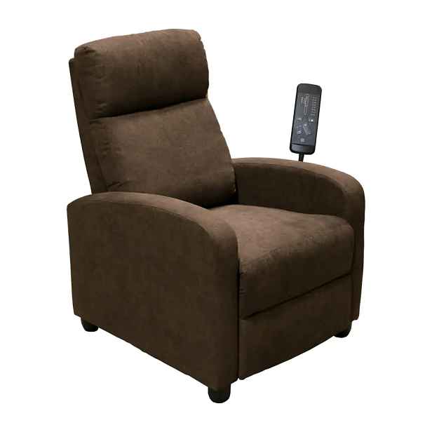 Idea Masážní křeslo DELUXE hnědé