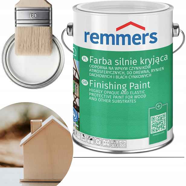 Remmers Deckfarbe barva na dřevo 0,75L Bílá 9016