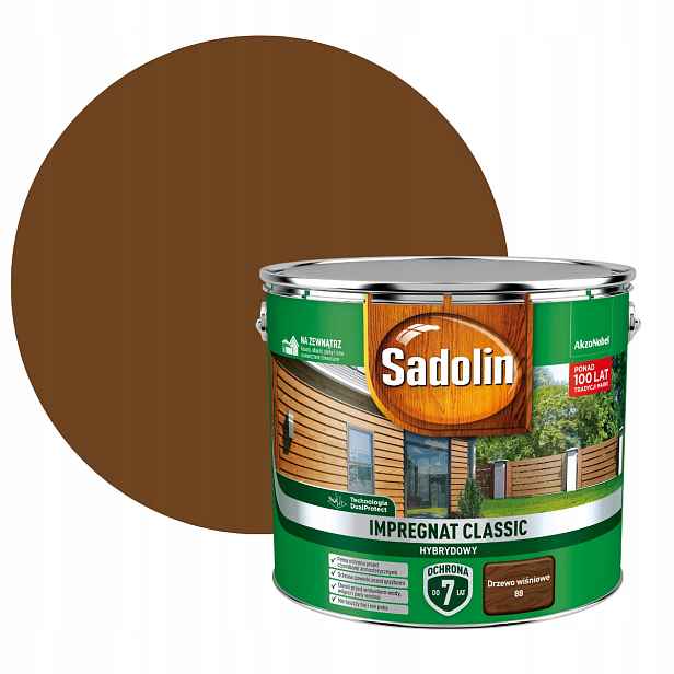 Sadolin Klasická Impregnace 9 L, Třešňové Dřevo
