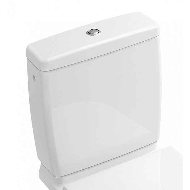 Villeroy & Boch O.novo - WC nádržka kombi, zadní/boční přívod, alpská bílá 5788S101