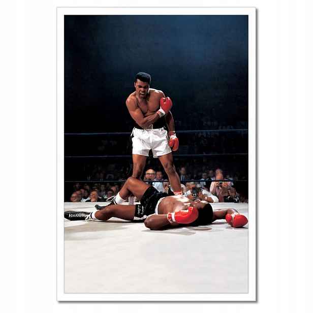 Plakáty v rámu 40x60 Muhhamad Ali Boxer Boj
