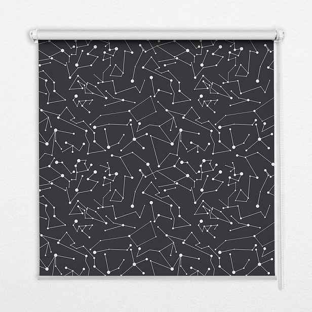 TULUP VNITŘNÍ roleta - okenní roleta - roleta - 120x140 cm - Souhvězdí
