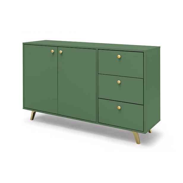 ArtStol Komoda SIENA 2D3S | zelená