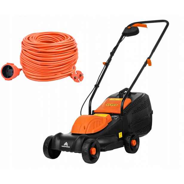Elektrická sekačka Yard Force YF-EMU32A 1000 W 320 mm prodlužovací kabel 50 m