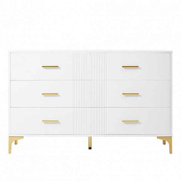 Urban Meuble SIDEBOARD se 6 zásuvkami bílý
