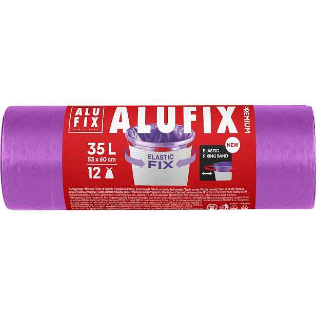 ALUFIX - Sáčky na odpad 35l/12ks Elastic