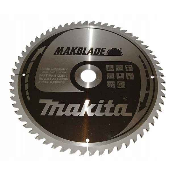 Kotoučová pila Makita 305x30x60z Makblade Dřevo