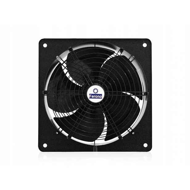 Průmyslový ventilátor Ferono FPT350 nástěnný axiální, fi 350 mm, lisovací, 140 W