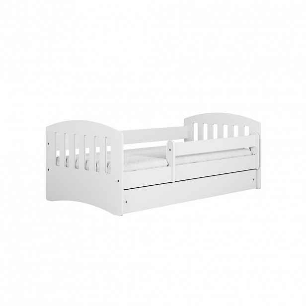 RAUMHIRSCH FURNITURE DĚTSKÁ POSTEL CLASSIC se zásuvkou bez matrace bílá 90/65/144