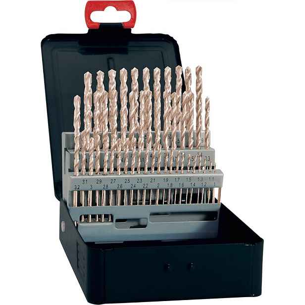 Sada spirálových vrtáků Hss 25 Ks 1-13 mm Fortis