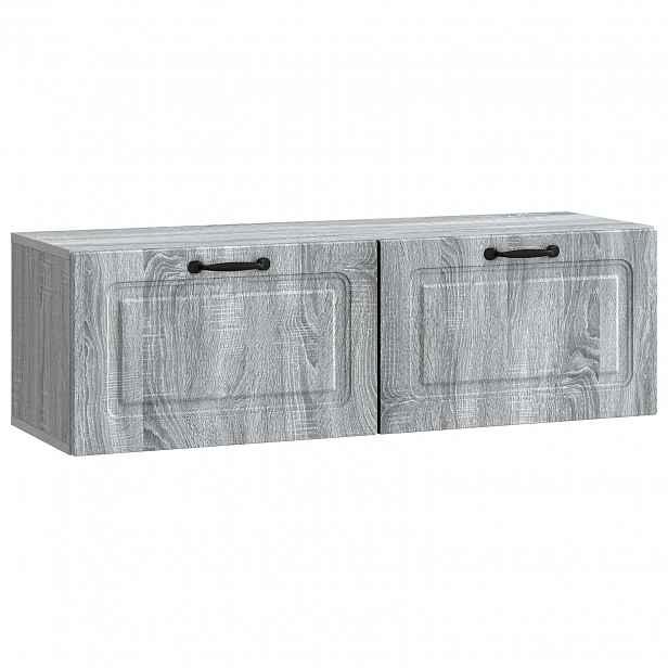 vidaXL Nástěnná TV skříň Šedá sonoma 98 x 31 x 30 cm Kompozitní dřevo