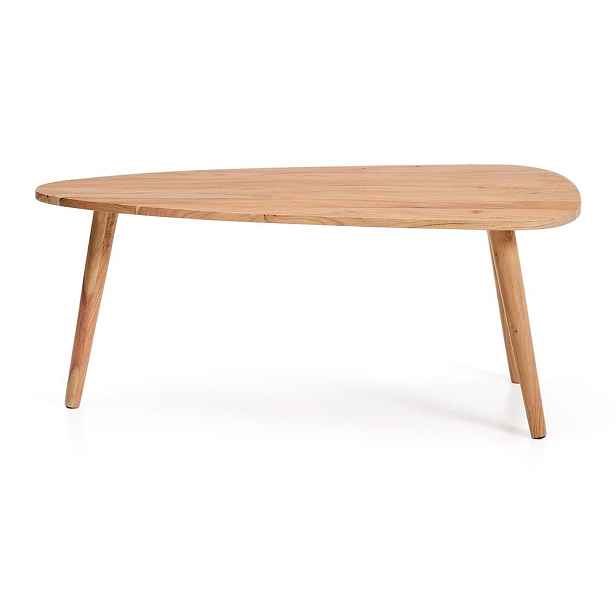 Konferenční stolek z masivu akácie v přírodní barvě 60x110,5 cm Duvani – Kave Home