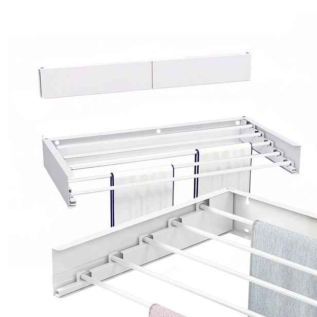 Nástěnná Sušička Na Prádlo 80 CM Výkonná a skládací stojan na oblečení, Retractable